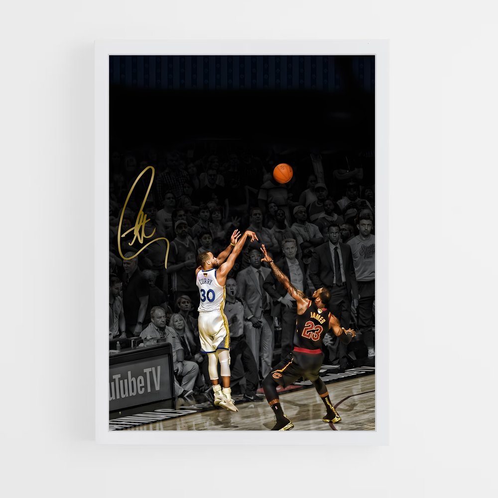 Poster Précision Divine – affiche Basketball (vue 3)